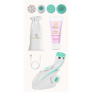 ЧЕТКА ЗА ЛИЦЕ 4 В 1 - LUMINEO PRO HOME SPA + ГЕЛ ЗА АКНЕИЧНА КОЖА - 100мл - ТЮРКОАЗ