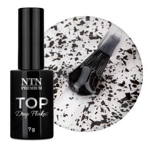 ТОП ЗА ГЕЛ ЛАК С ЧЕРНИ  ЧАСТИЦИ - NTN PREMIUM -  - 5гр
