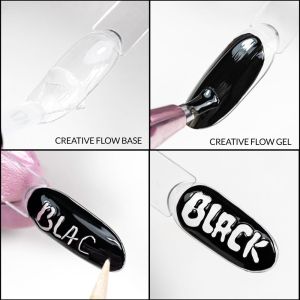 БАЗА ЗА ГЕЛ  - CREATIVE FLOW - MOLLY LACK - БЯЛА - 15мл