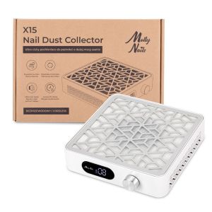 КАСЕТЪЧЕН ПРАХОУЛОВИТЕЛ MOLLY NAILS X15 -  С БАТЕРИЯ 41W - БЯЛ