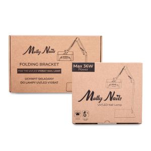 UV/LED ЛАМПА С БАТЕРИЯ - MOLLY NAIL - 36W - СЪС СТОЙКА