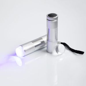 LED/UV ФЕНЕРЧЕ - SILVER - 9W