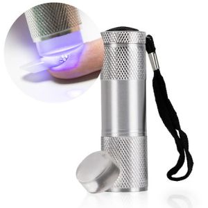 LED/UV ФЕНЕРЧЕ - SILVER - 9W