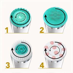 ЧЕТКА ЗА ЛИЦЕ 4 В 1 - LUMINEO PRO HOME SPA + ГЕЛ ЗА ВСИЧКИ ТИПОВЕ КОЖА 100 мл - ТЮРКОАЗ