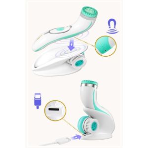 ЧЕТКА ЗА ЛИЦЕ 4 В 1 - LUMINEO PRO HOME SPA + ГЕЛ ЗА ВСИЧКИ ТИПОВЕ КОЖА 100 мл - ТЮРКОАЗ