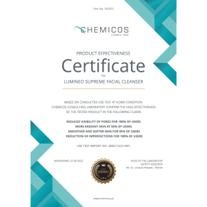 ЧЕТКА ЗА ЛИЦЕ 3 В 1 - LUMINEO HOME SPA + ГЕЛ ЗА ВСИЧКИ ТИПОВЕ КОЖА 100 мл