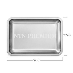 МЕТАЛНА ТАБЛИЧКА ЗА ИСТРУМЕНТИ - 18 x 12,5 x 1,5 мм - NTN PREMIUM SILVER