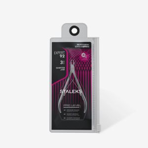 КЛЕЩИ ЗА КОЖИЧКИ STALEKS EXPERT NE-92-3 - 3мм