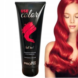 PROFIS USE COLOR - ОЦВЕТЯВАЩА МАСКА - HOT RED 250мл
