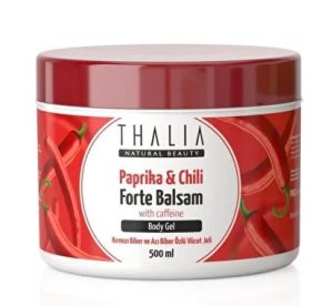 СТЯГАЩ ГЕЛ ЗА ТЯЛО - ЕКСТРАКТ ОТ ЧЕРВЕН ПИПЕР И ЛЮТА ЧУШКА - THALIA NATURAL BEAUTY -  500мл