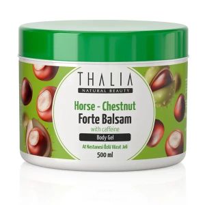 МАСАЖЕН ГЕЛ ЗА ТЯЛО - ЕКСТРАКТ ОТ КОНСКИ КЕСТЕН И КОФЕИН - THALIA NATURAL BEAUTY -  500мл