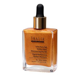 ПОДХРАНВАЩО И ХИДРАТИРАЩО СУХО ОЛИО ЗА ТЯЛО С БЛЕСТЯЩИ ЧАСТИЦИ - THALIA NATURAL BEAUTY - 50мл