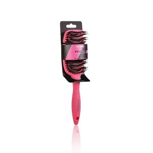ЧЕТКА ЗА РАЗРЕСВАНЕ И СУШЕНЕ - SALONXPRO - XYLO-FLEX - РОЗОВА - 401.662