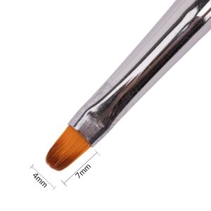ЧЕТКА ЗА ГЕЛ ОВАЛ MOLLY LAC ROSE GOLD #4 / 7мм K13