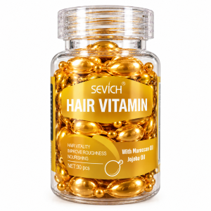 СЕРУМ ВИТАМИНИ ЗА БОЯДИСАНА КОСА - SEVICH MAROCAN AND JOJOBA OIL - 30 бр. КАПСУЛИ
