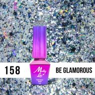 MOLLY LAC LUXURY LIMITED GEM & SILVER - ГЕЛ ЛАК №158 - BE GLAMOROUS - 5мл